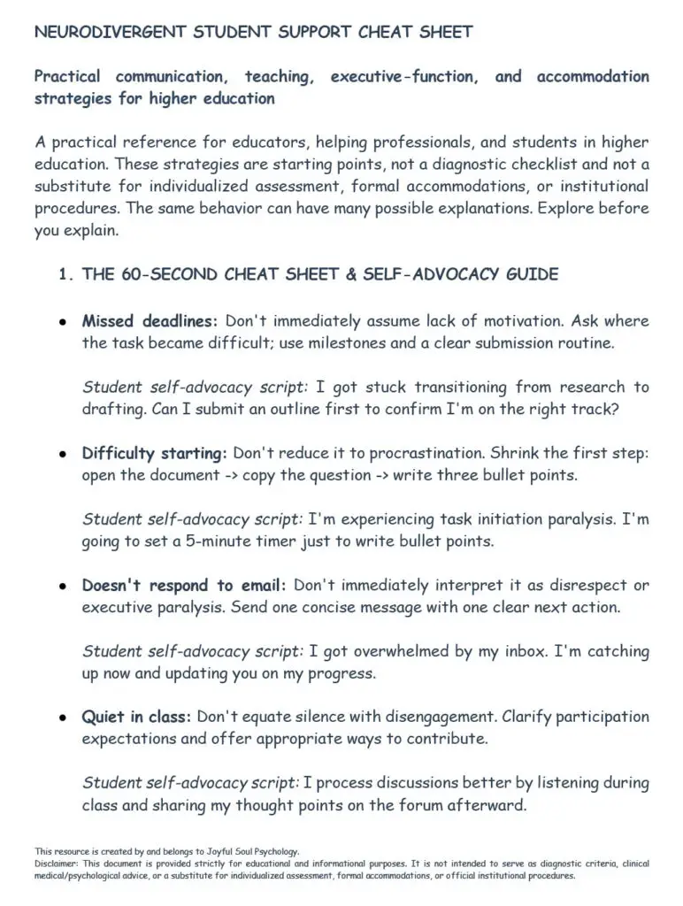 JSP_Neurodivergent-Student-Support-Cheat-Sheet-Cover